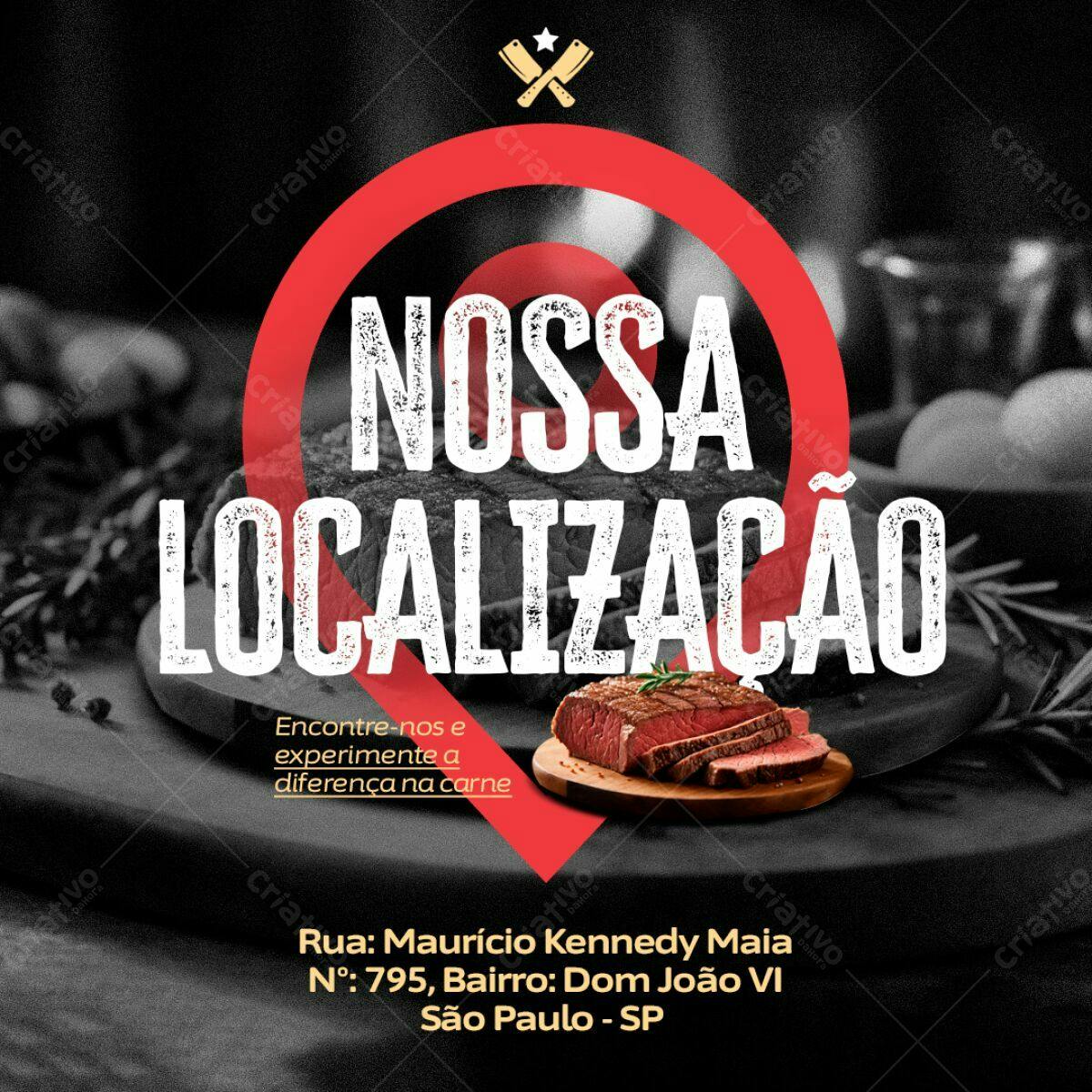 Flyer Churrascaria PSD Editável