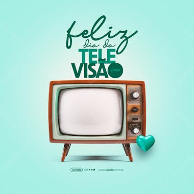 Feed dia mundial da televisão feliz dia