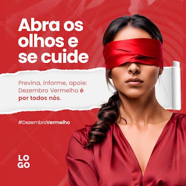 Dezembro vermelho mês de combate contra o hiv/aids 01