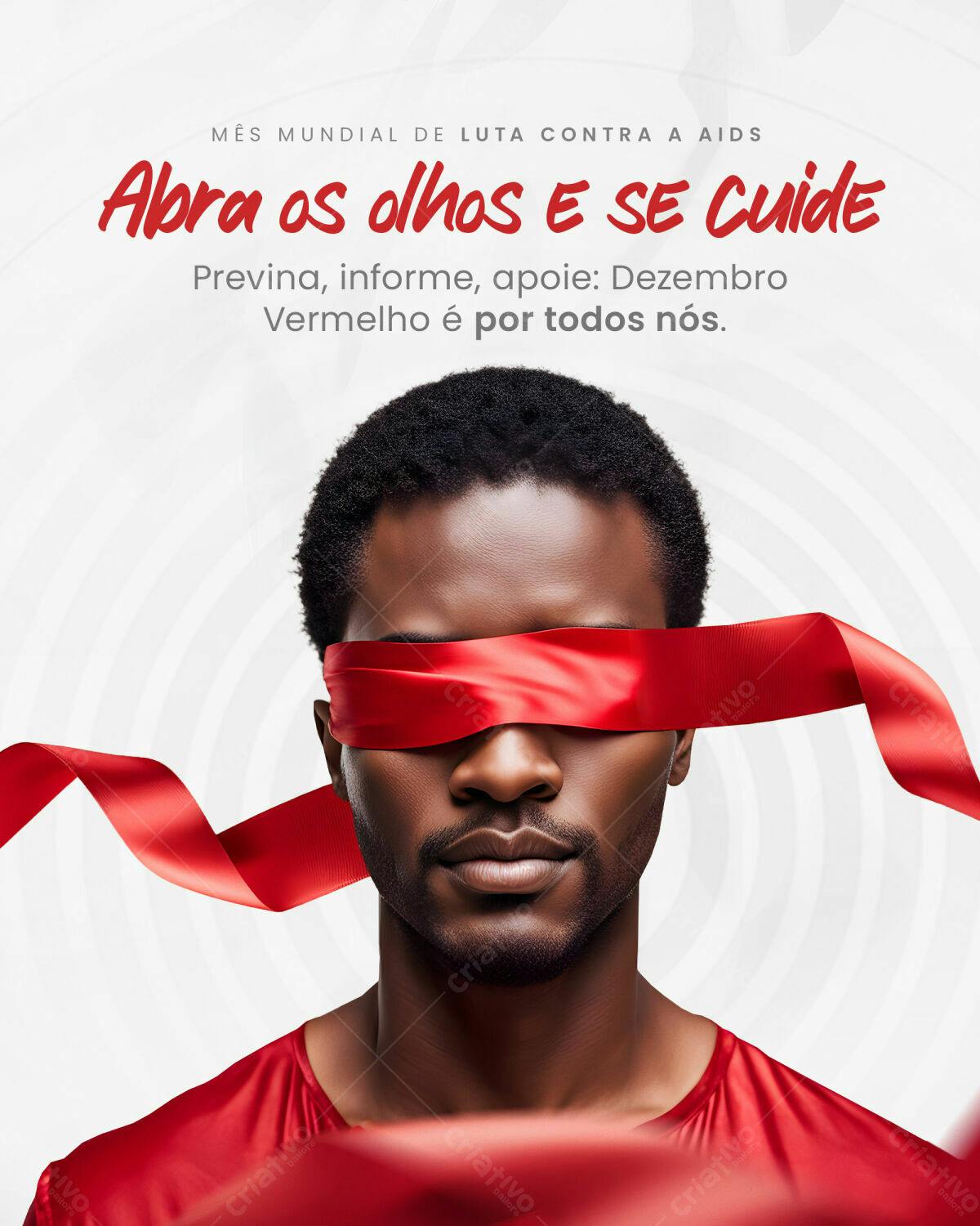 Poster Dezembro Vermelho PSD Editável