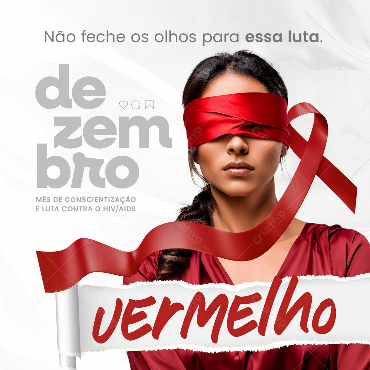 Flyer Dezembro Vermelho PSD Editável