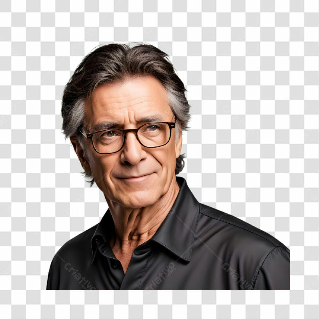 Foto PNG com fundo transparente homem de meia idade