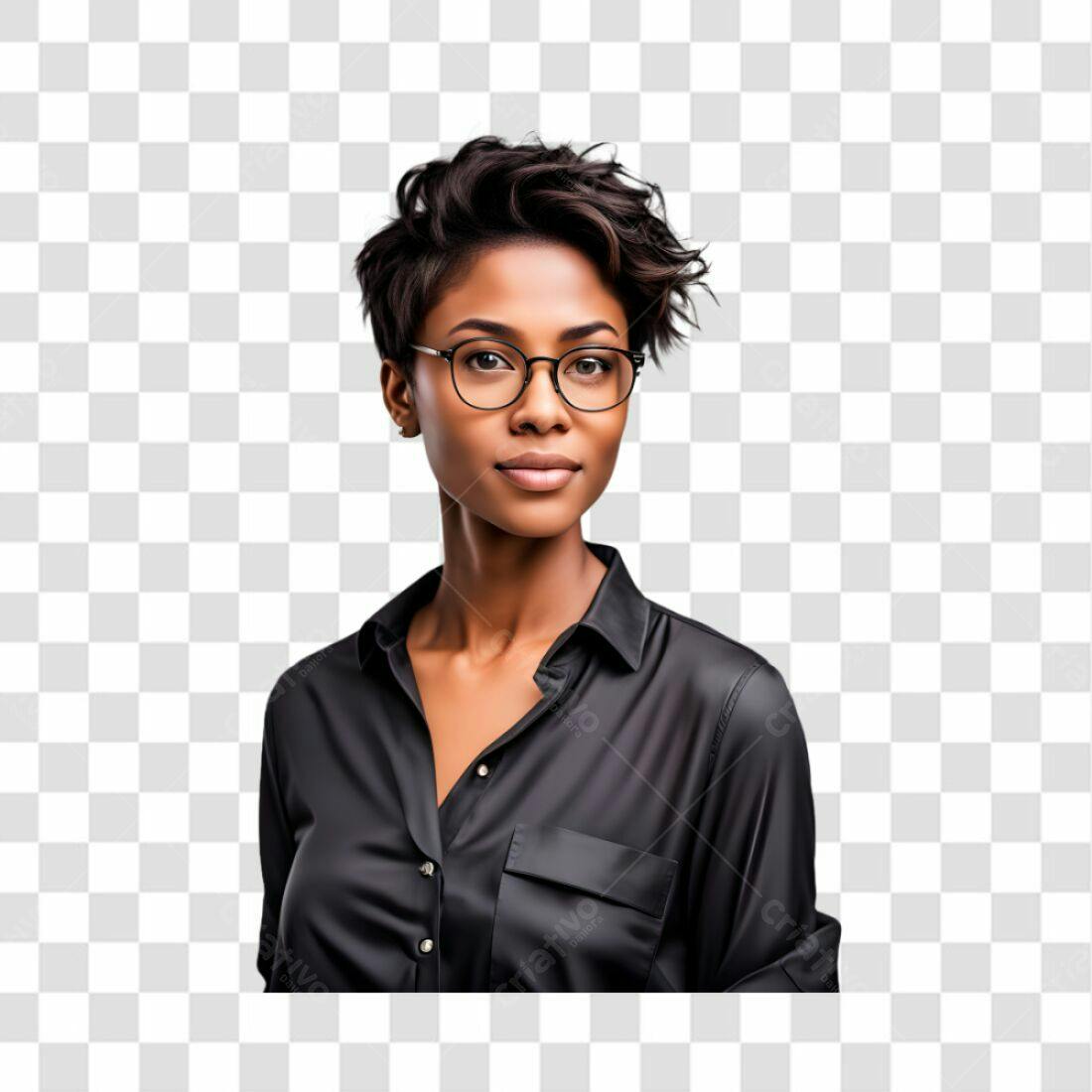 Imagem PNG com fundo transparente Mulher Negra Profissional
