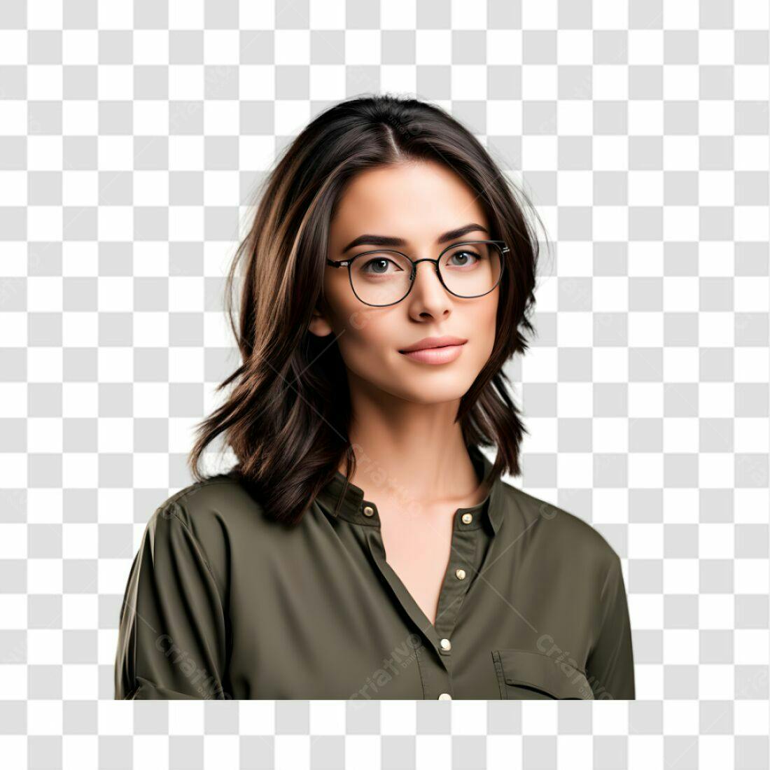 Icone Mulher Profissional PNG com fundo transparente