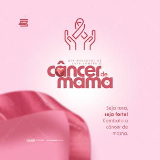 Feed dia nacional de luta contra o câncer de mama seja forte