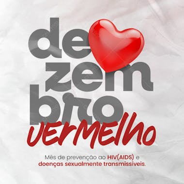 Dezembro vermelho mês de combate contra o hiv/aids 13