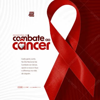 Feed dia nacional de combate ao câncer cada gesto conta