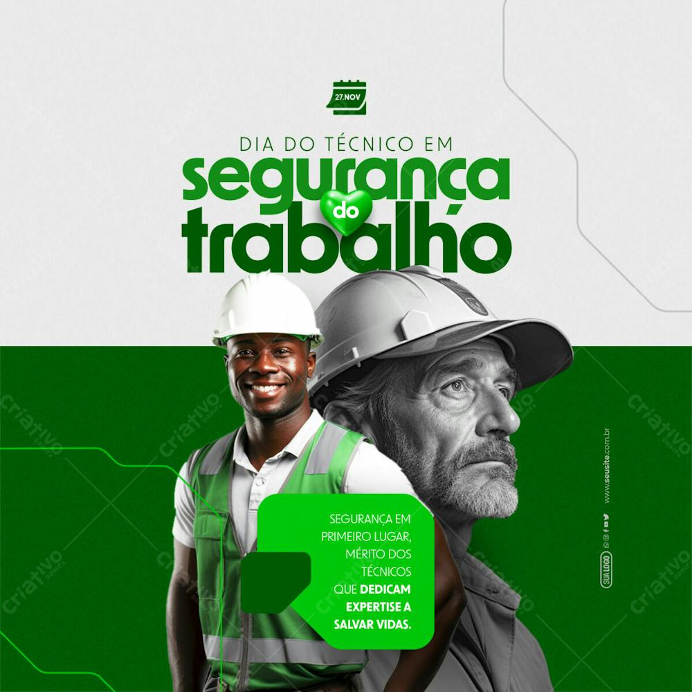 Feed   Dia Do Técnico De Segurança No Trabalho   Dedicam Expertise A Salvar Vidas