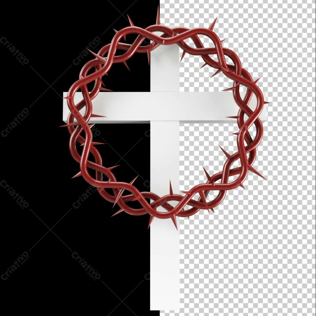 Imagem Religiosa Semana Santa PSD Editável