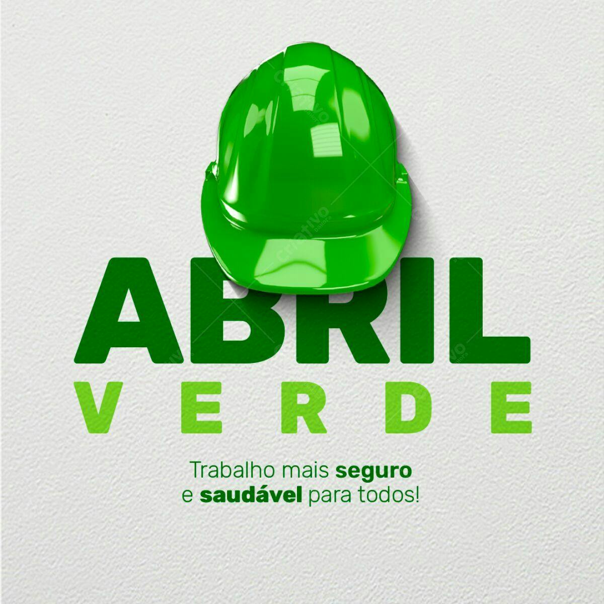 Post para Abril Verde PSD Editável