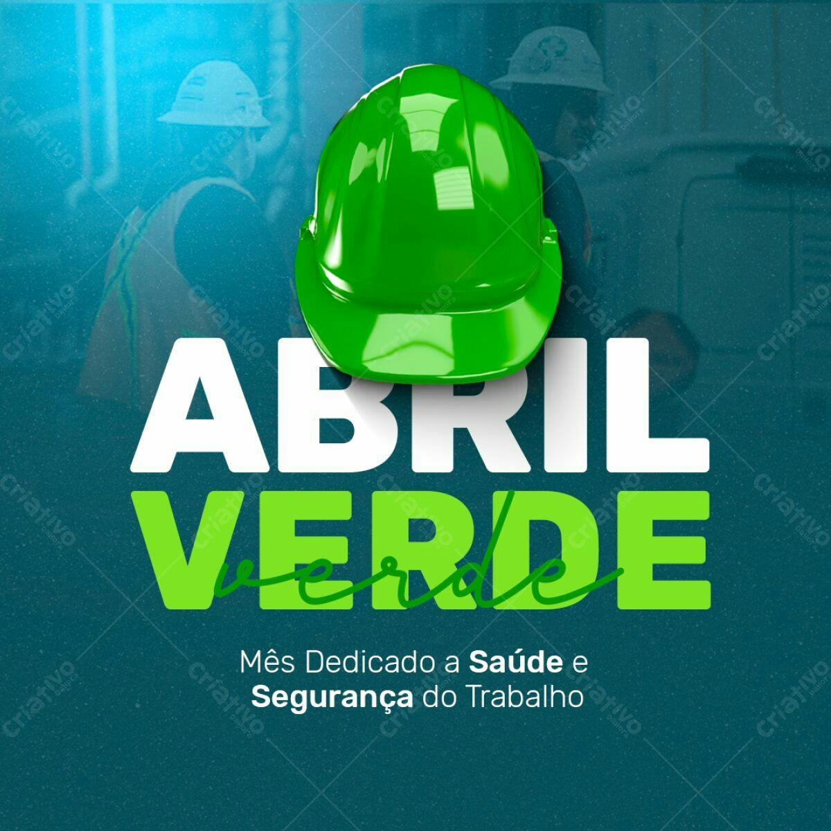 Postagem Abril Verde PSD Editável