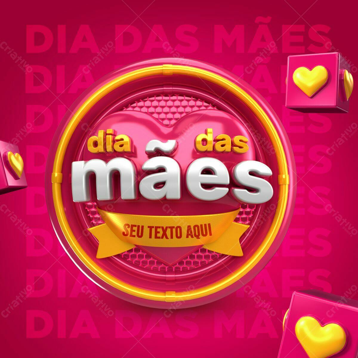 Banner Dia das Mães PSD Editável