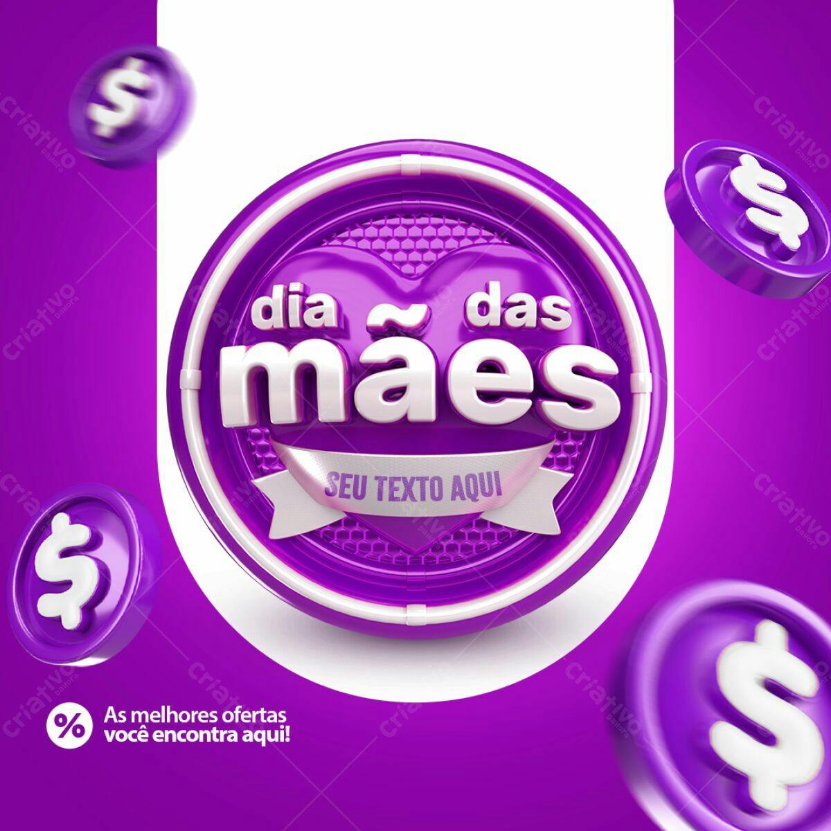 Flyer Dia das Mães PSD Editável