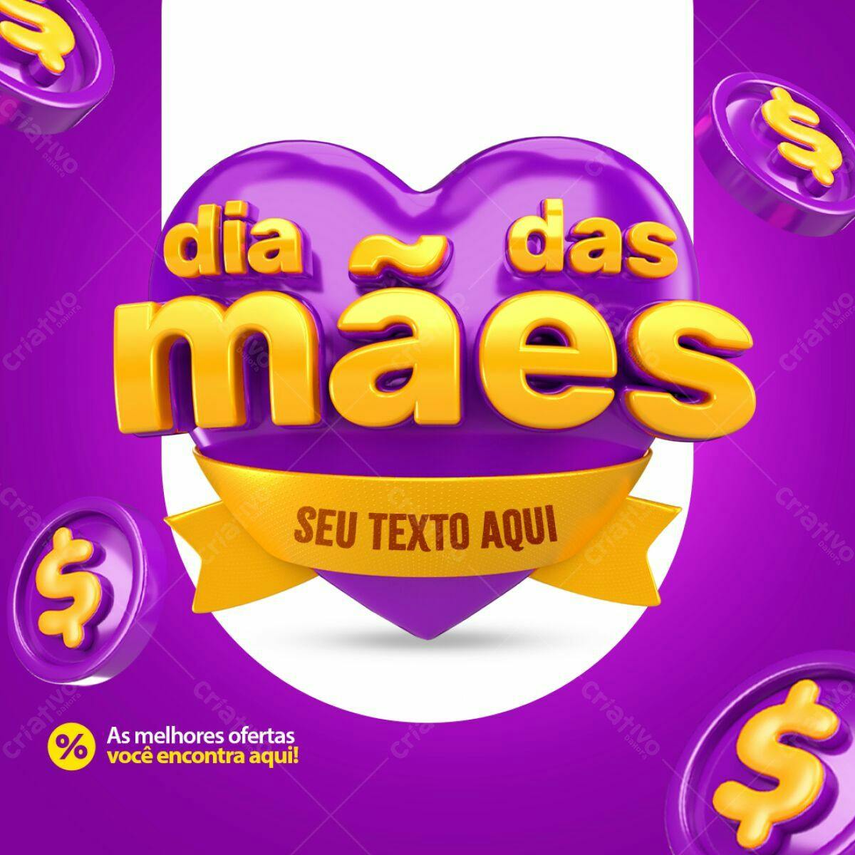 Flyer Dia das Mães PSD Editável