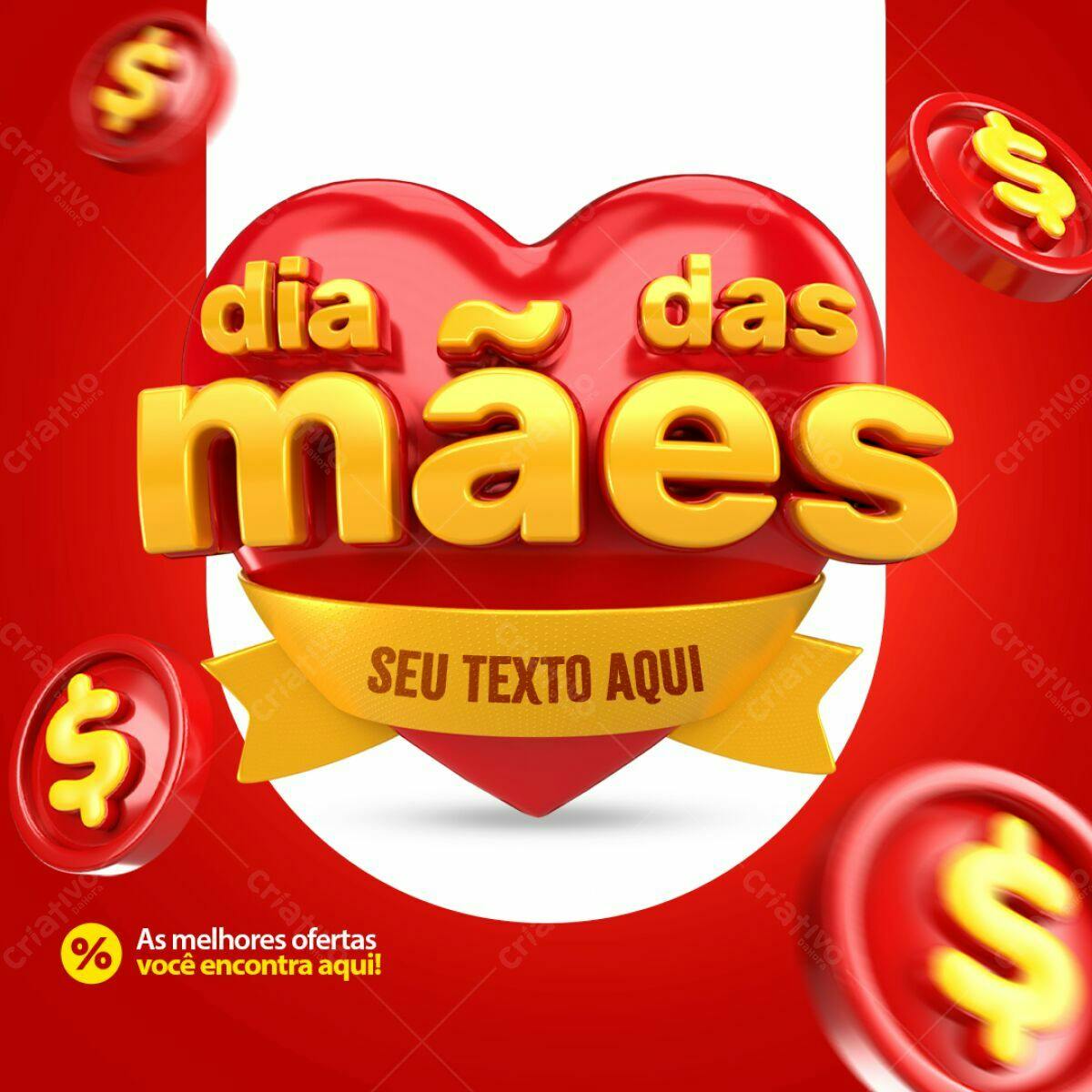 Flyer Dia das Mães PSD Editável