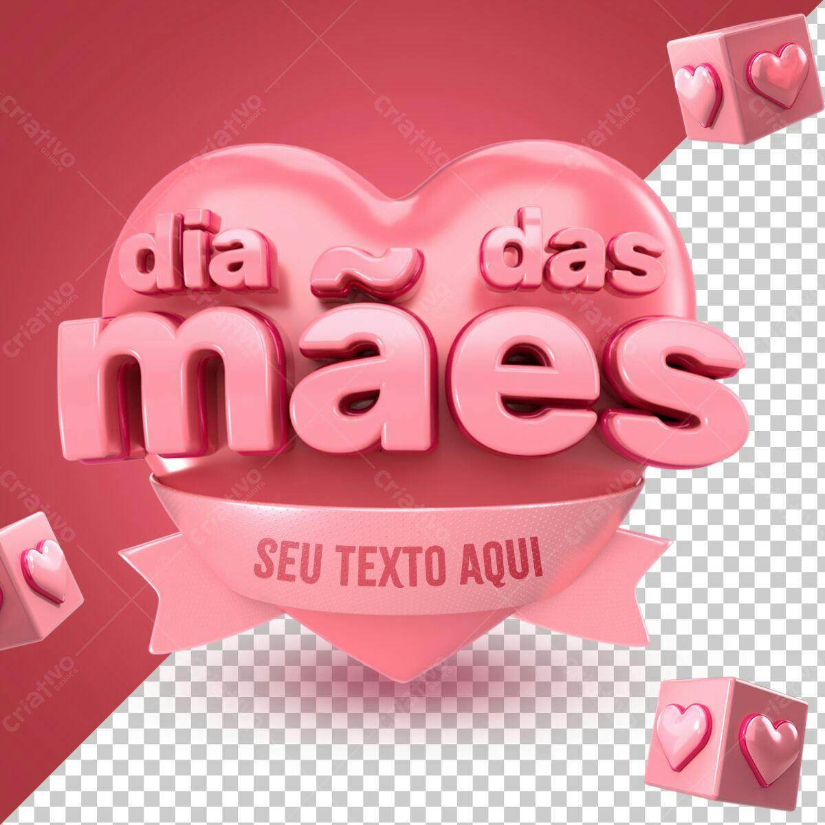 Arte Dia das Mães PSD Editável