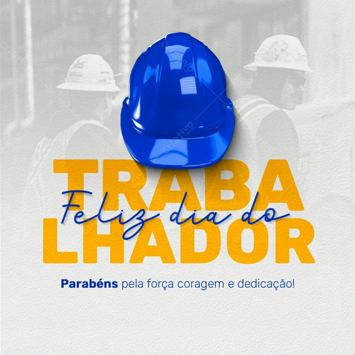 Postagem Dia do Trabalhador PSD Editável