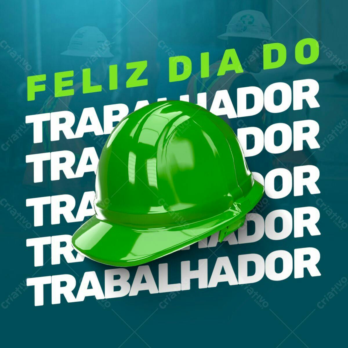 Postagem Dia do Trabalhador PSD Editável