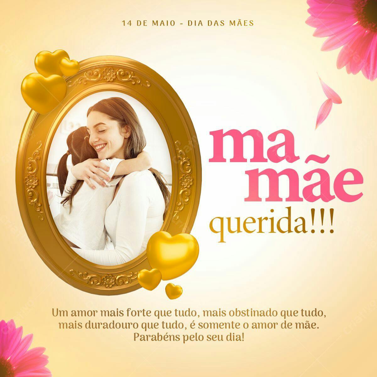 Postagem Dia das Mães PSD Editável