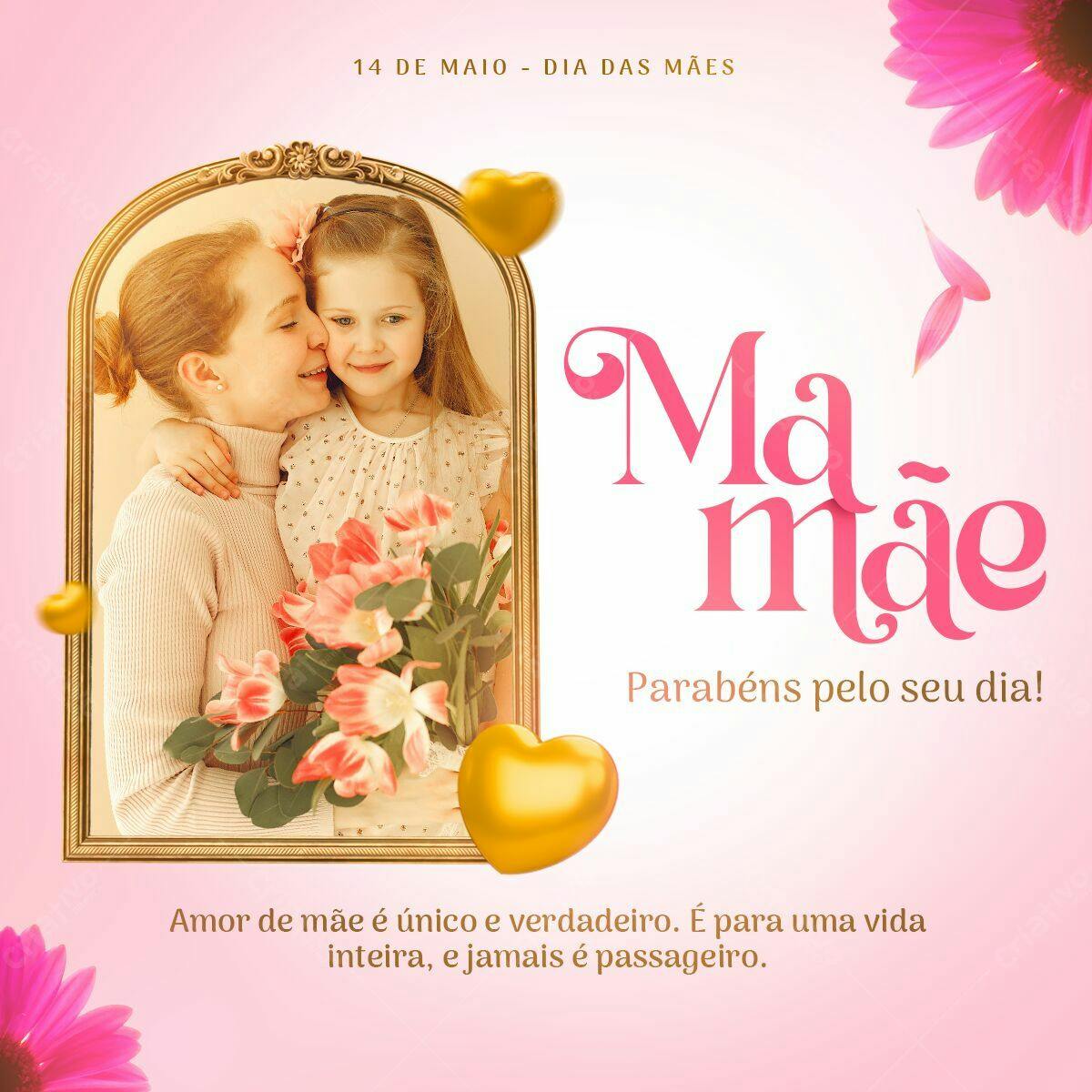Postagem Dia das Mães PSD Editável
