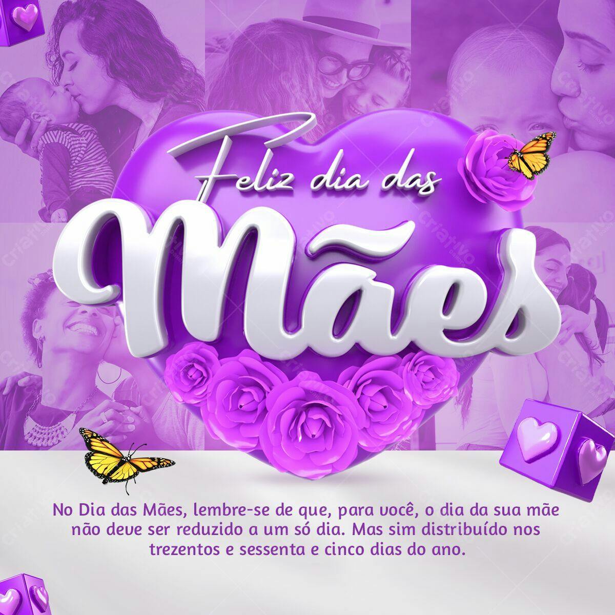 Flyer Dia das Mães PSD Editável