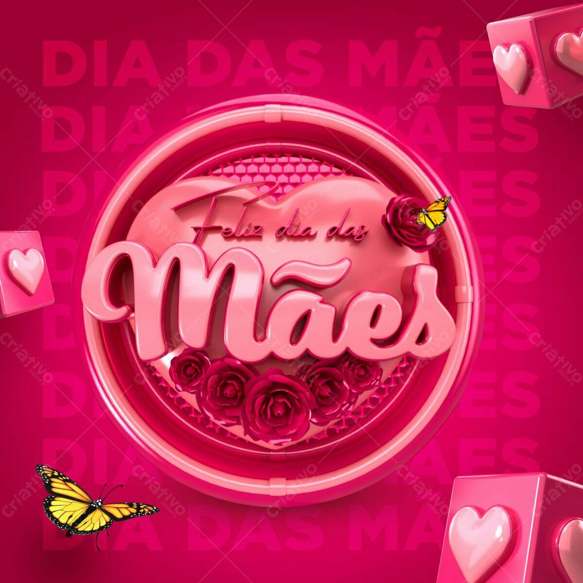 Flyer Dia das Mães PSD Editável