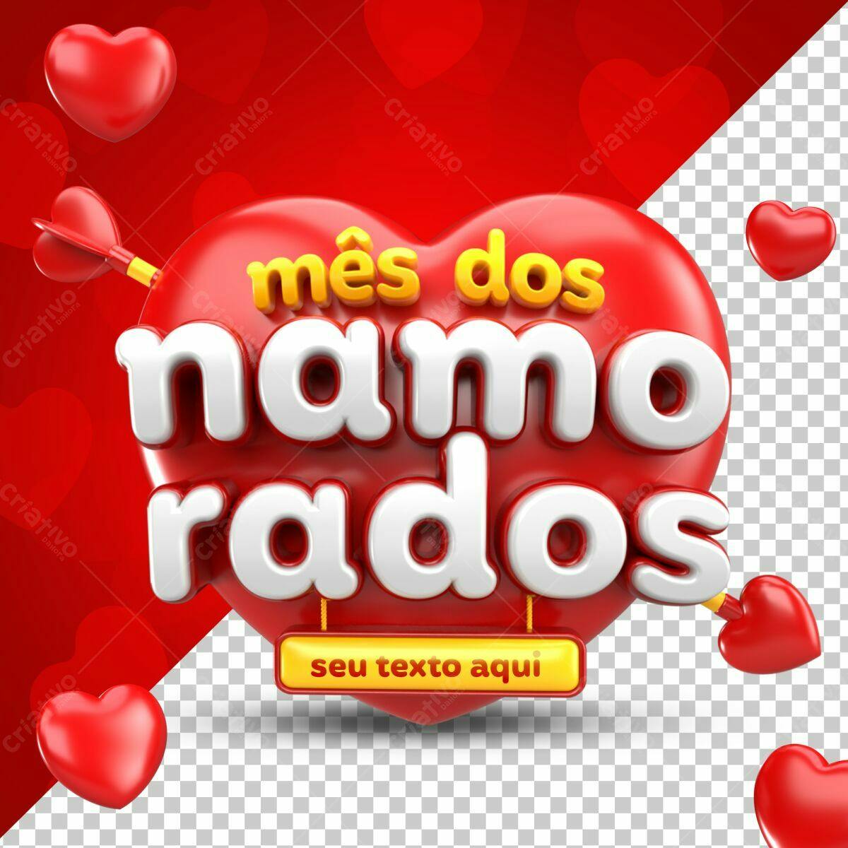 Banner Dia dos Namorados PSD Editável