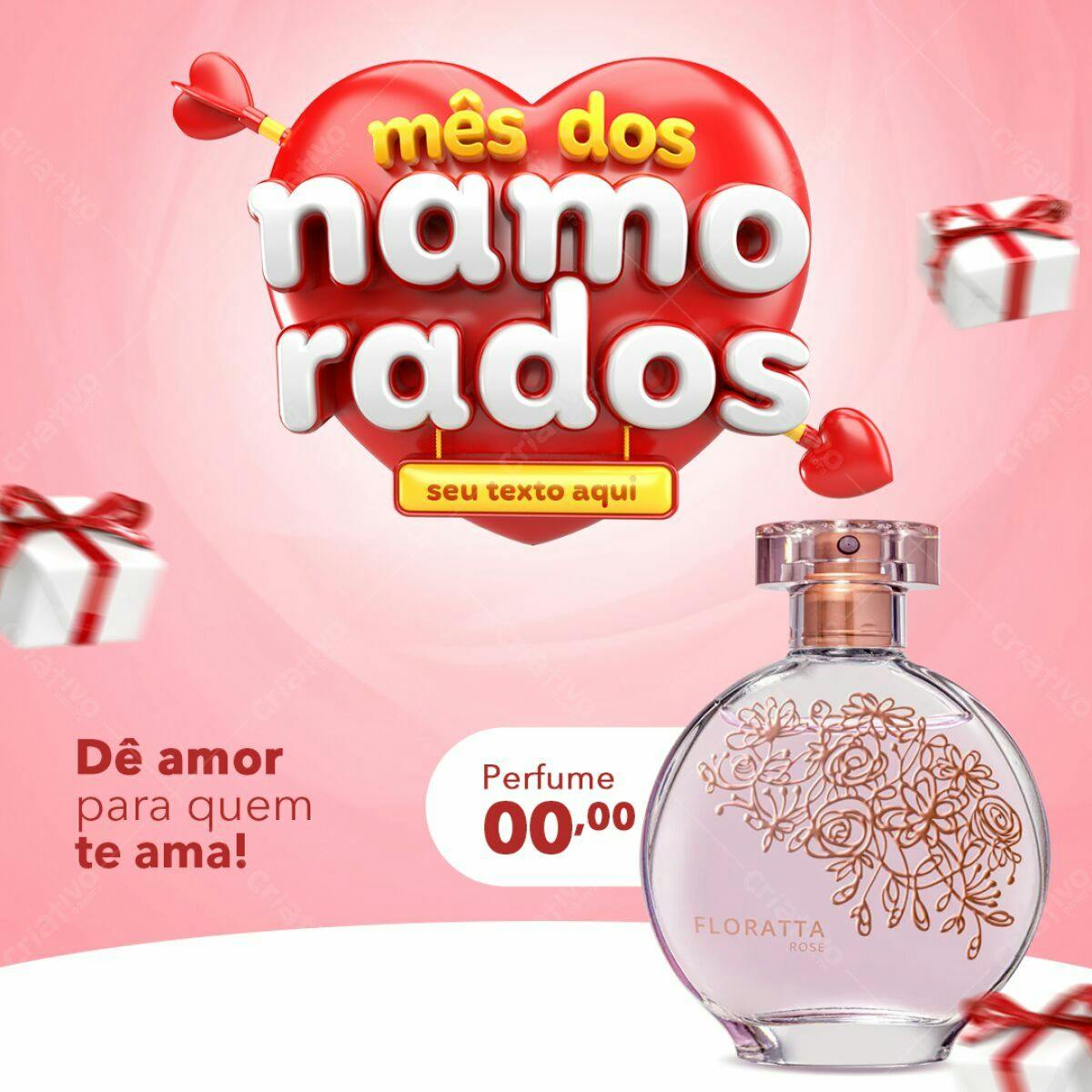 Banner Dia dos Namorados PSD Editável