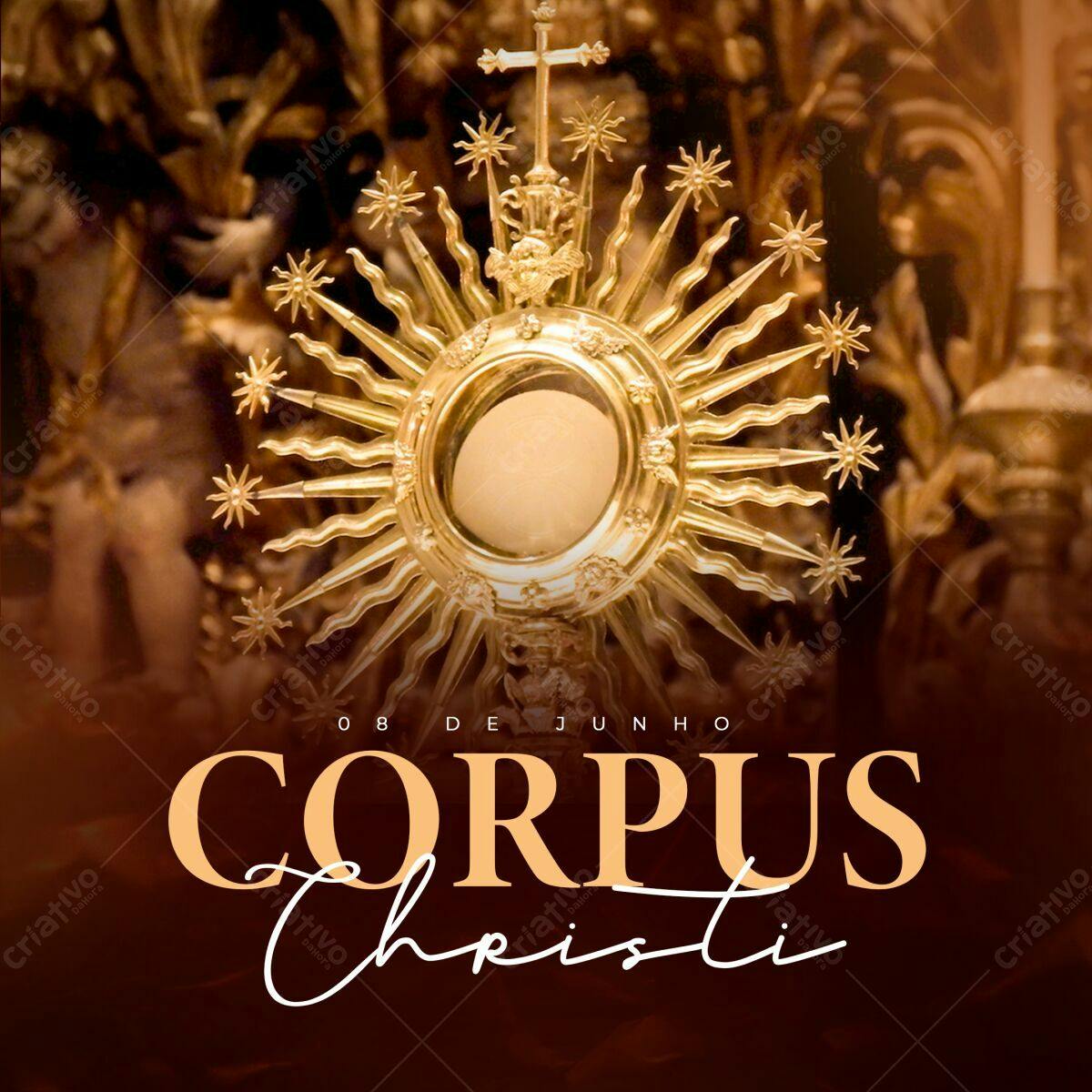 Post para Corpus Christi PSD Editável