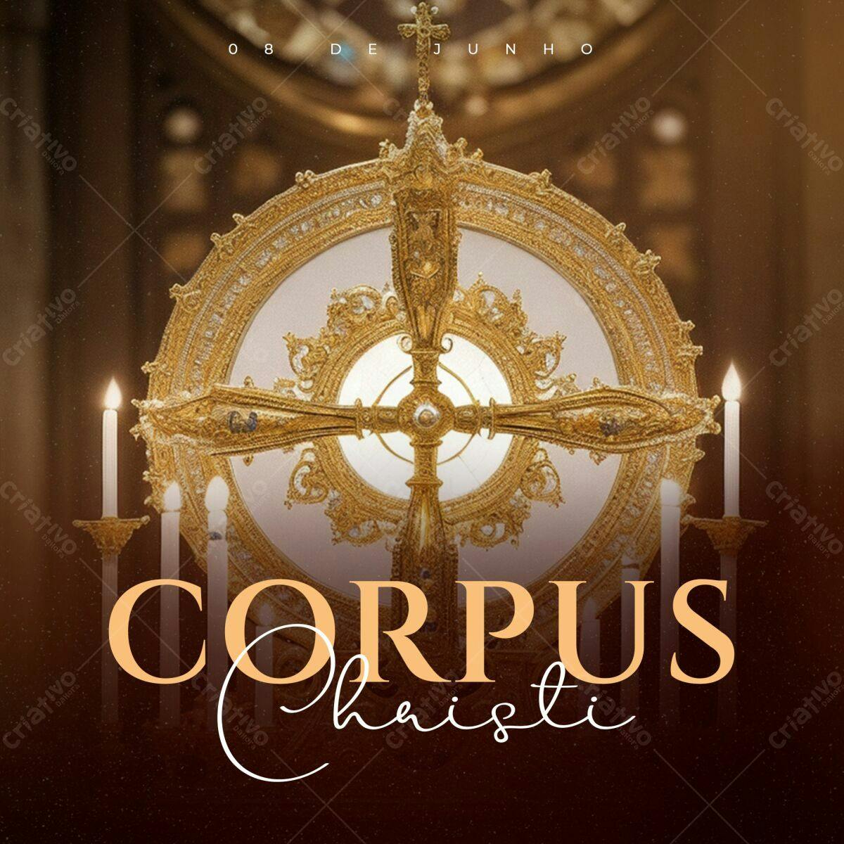 Imagem para Corpus Christi PSD Editável