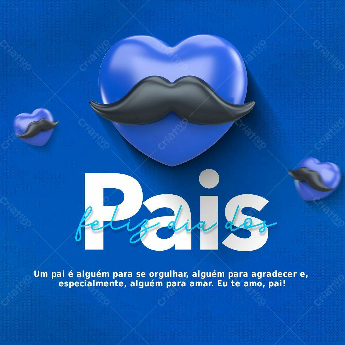 Postagem Dia dos Pais PSD Editável