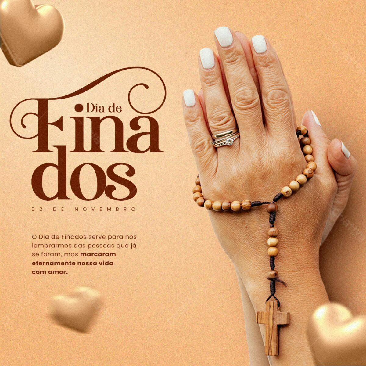 Flyer Dia de Finados PSD Editável