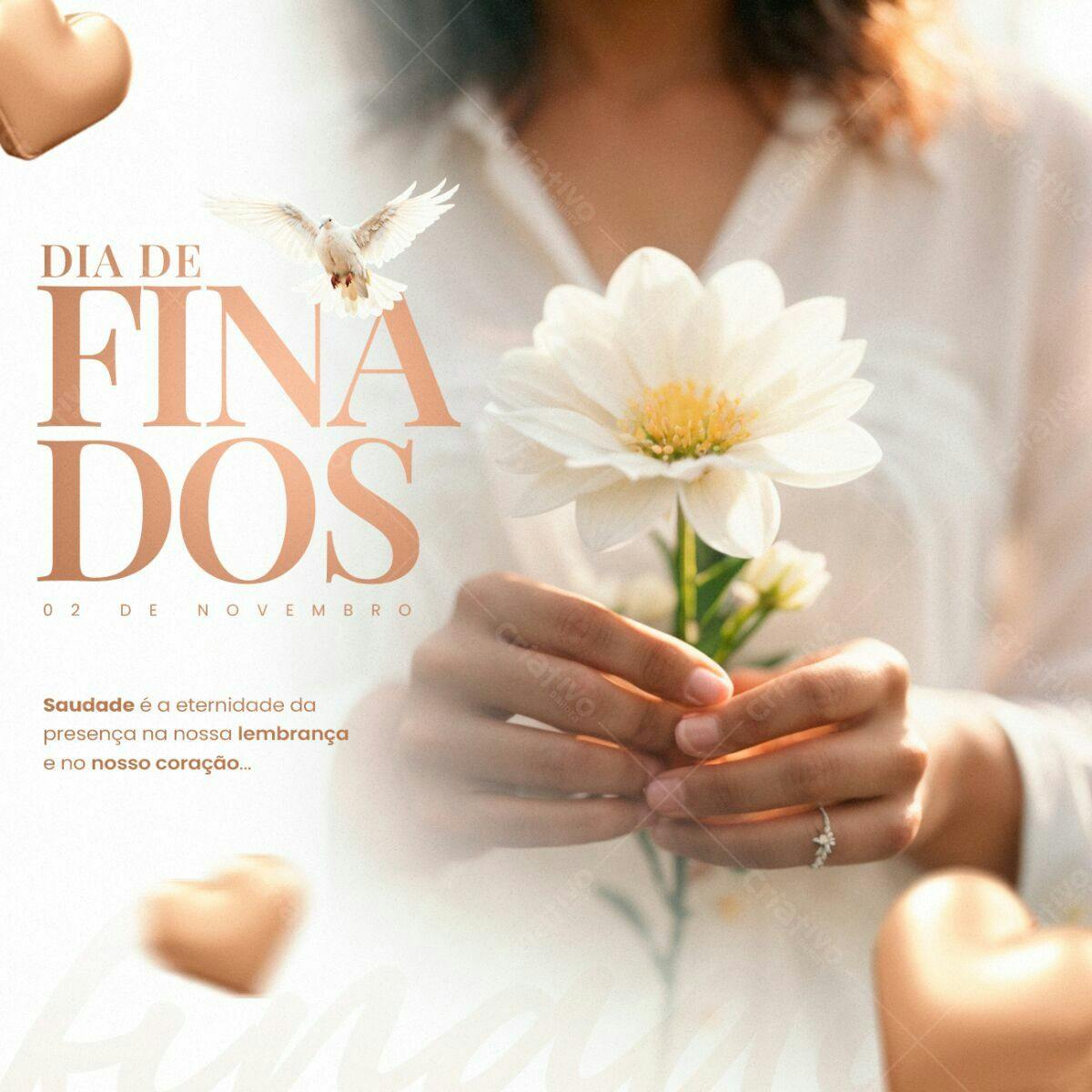 Flyer Dia de Finados PSD Editável