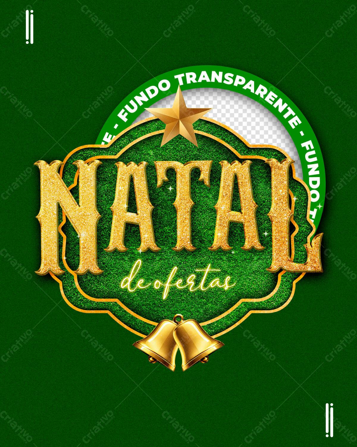 Flyer Natalino com Ofertas PSD Editável