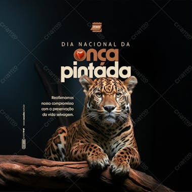 Feed dia nacional da onça pintada compromisso com a preservação