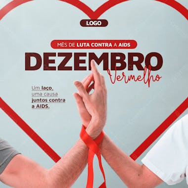 Dezembro vermelho juntos contra aids