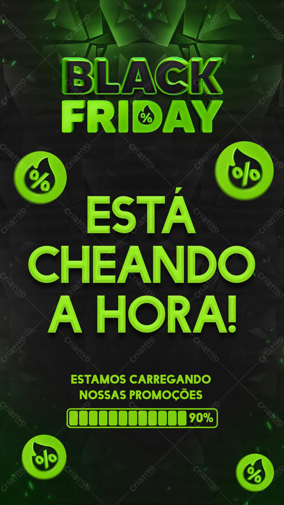 Flyer Black Friday PSD Editável