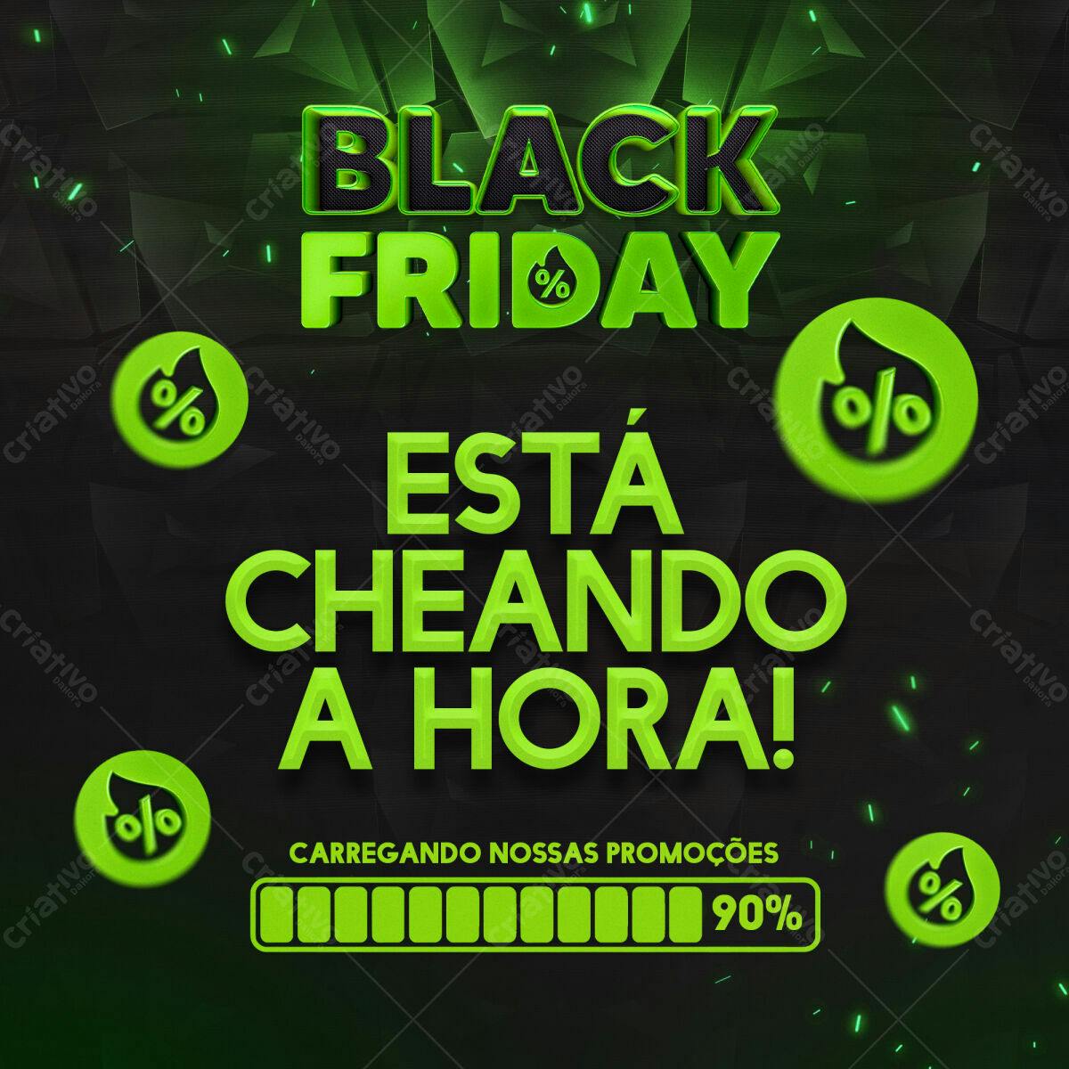 Flyer Black Friday PSD Editável