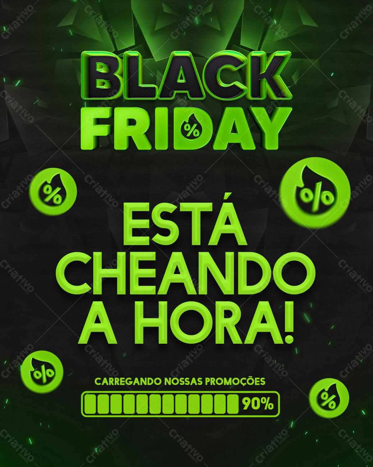 Flyer Black Friday PSD Editável