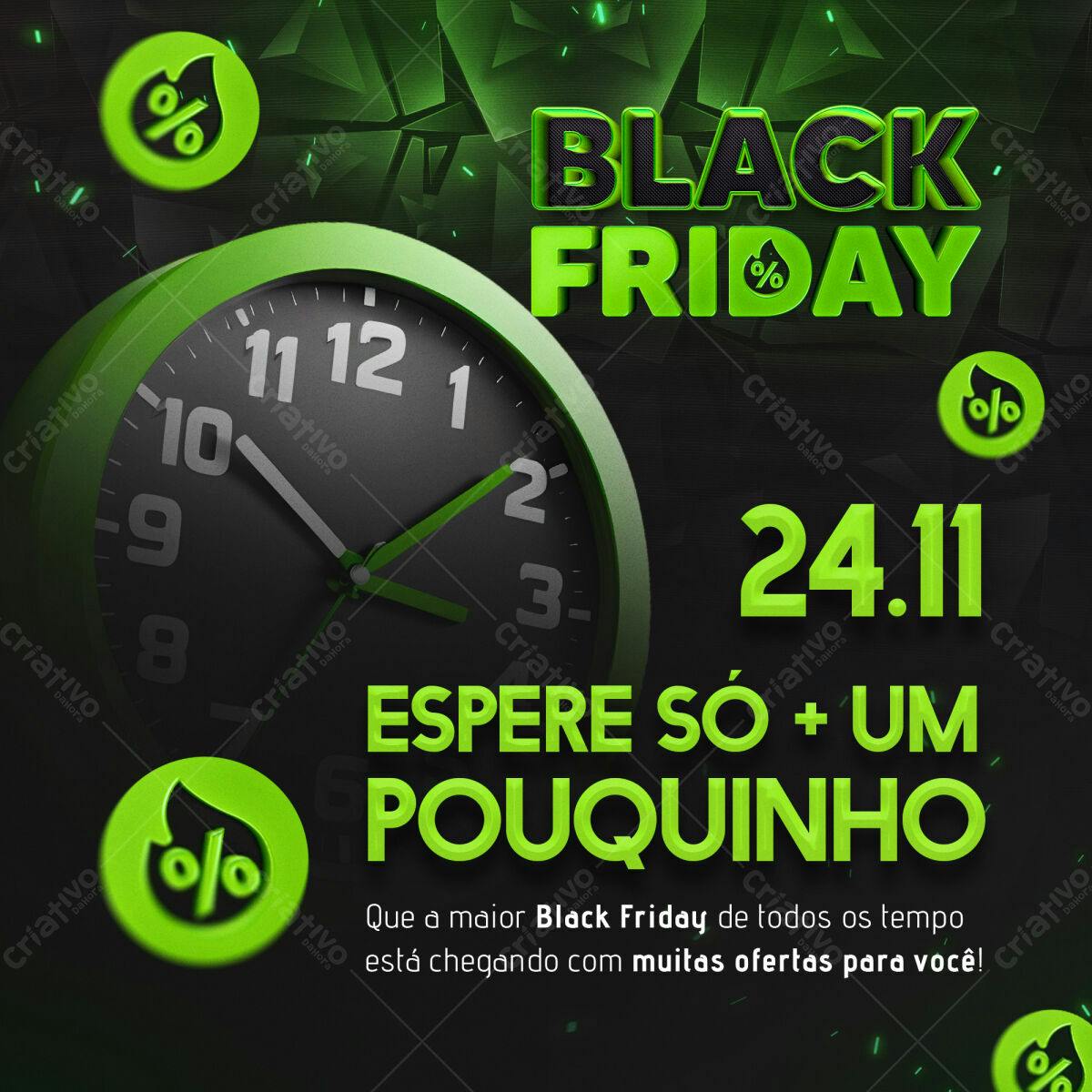 Flyer Black Friday PSD Editável