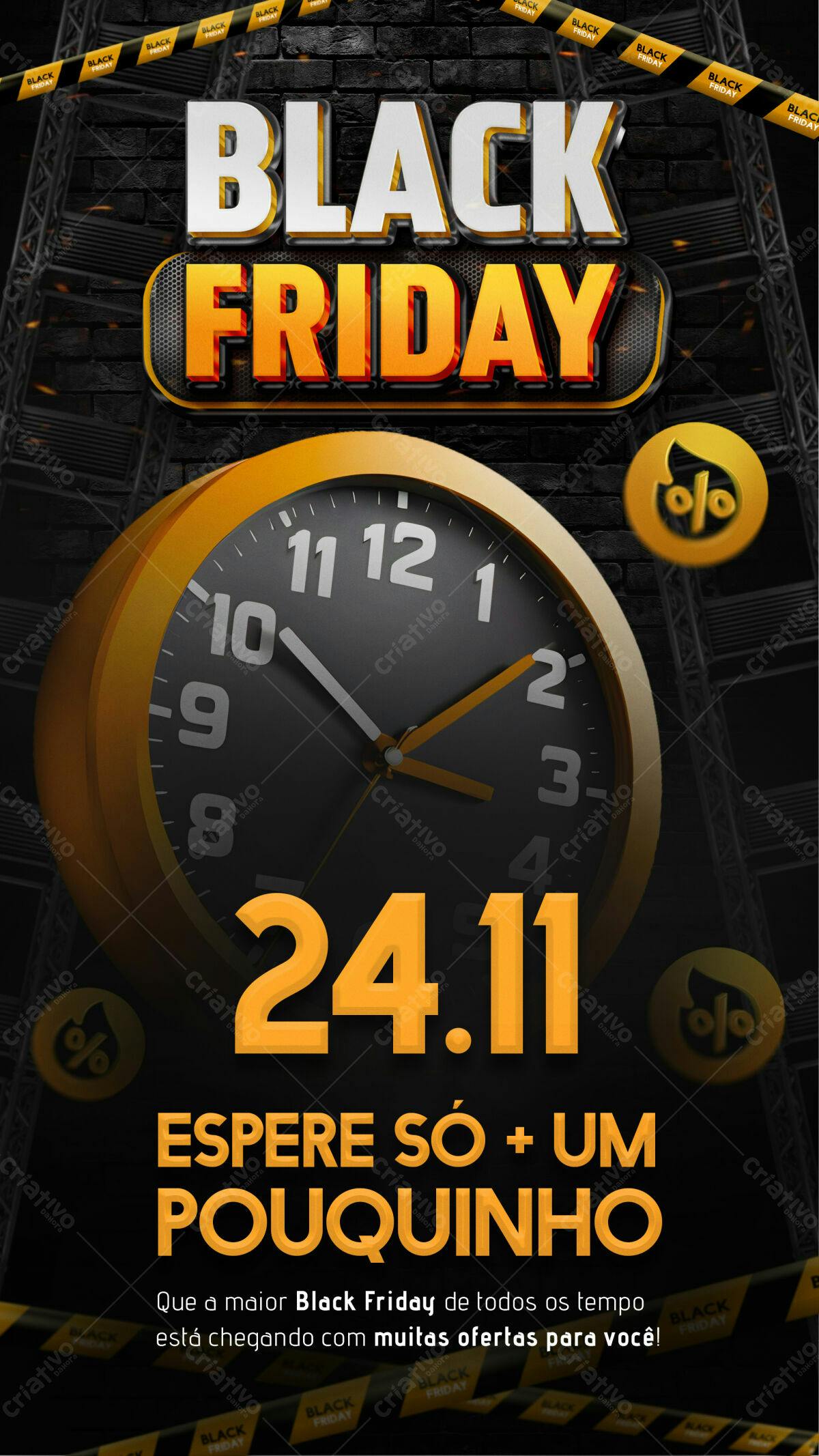 Flyer Black Friday 24.11 PSD Editável