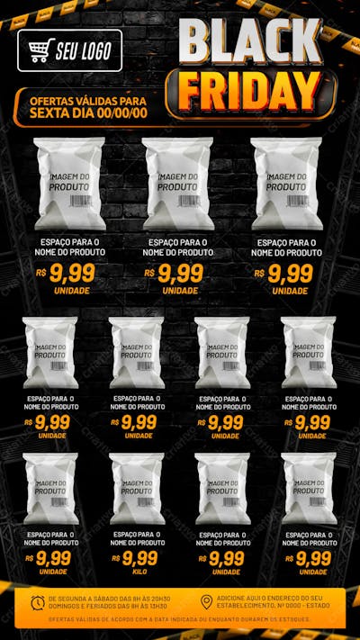 Folheto Black Friday 11F 2