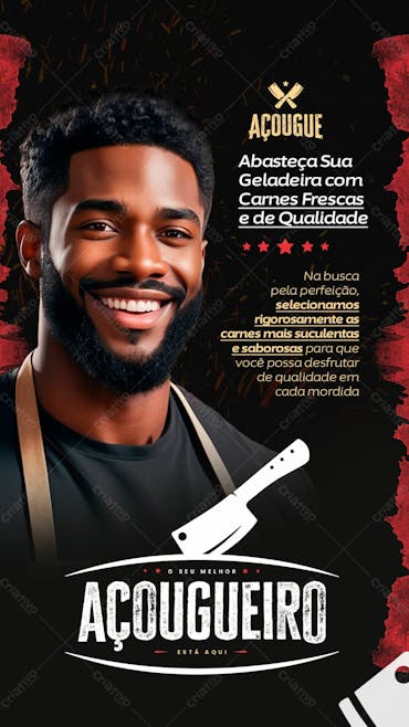 Stories   Arte 04   Seu Melhor Açougueiro