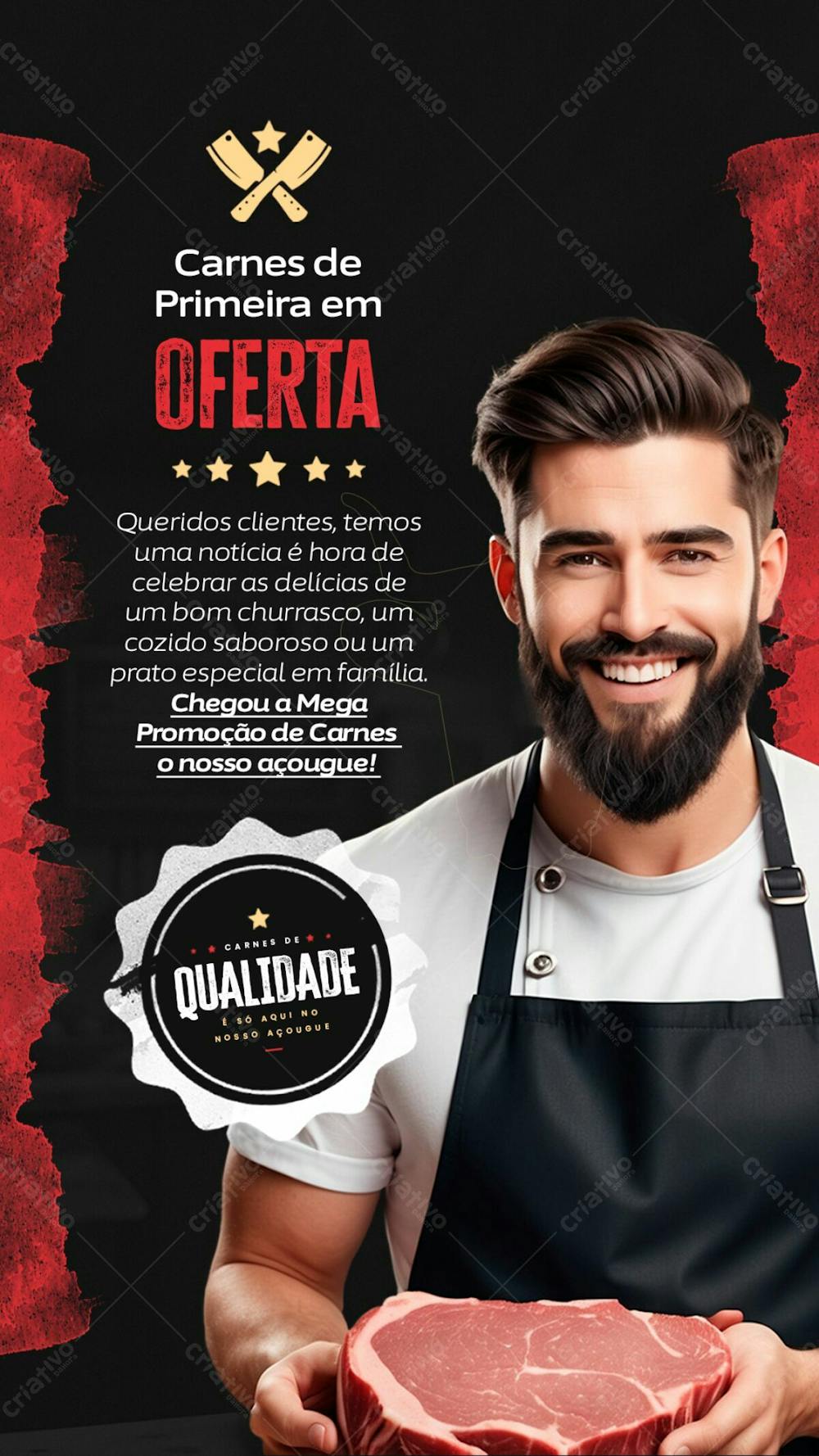 Stories   Arte 09   Carnes De Primeira Em Oferta