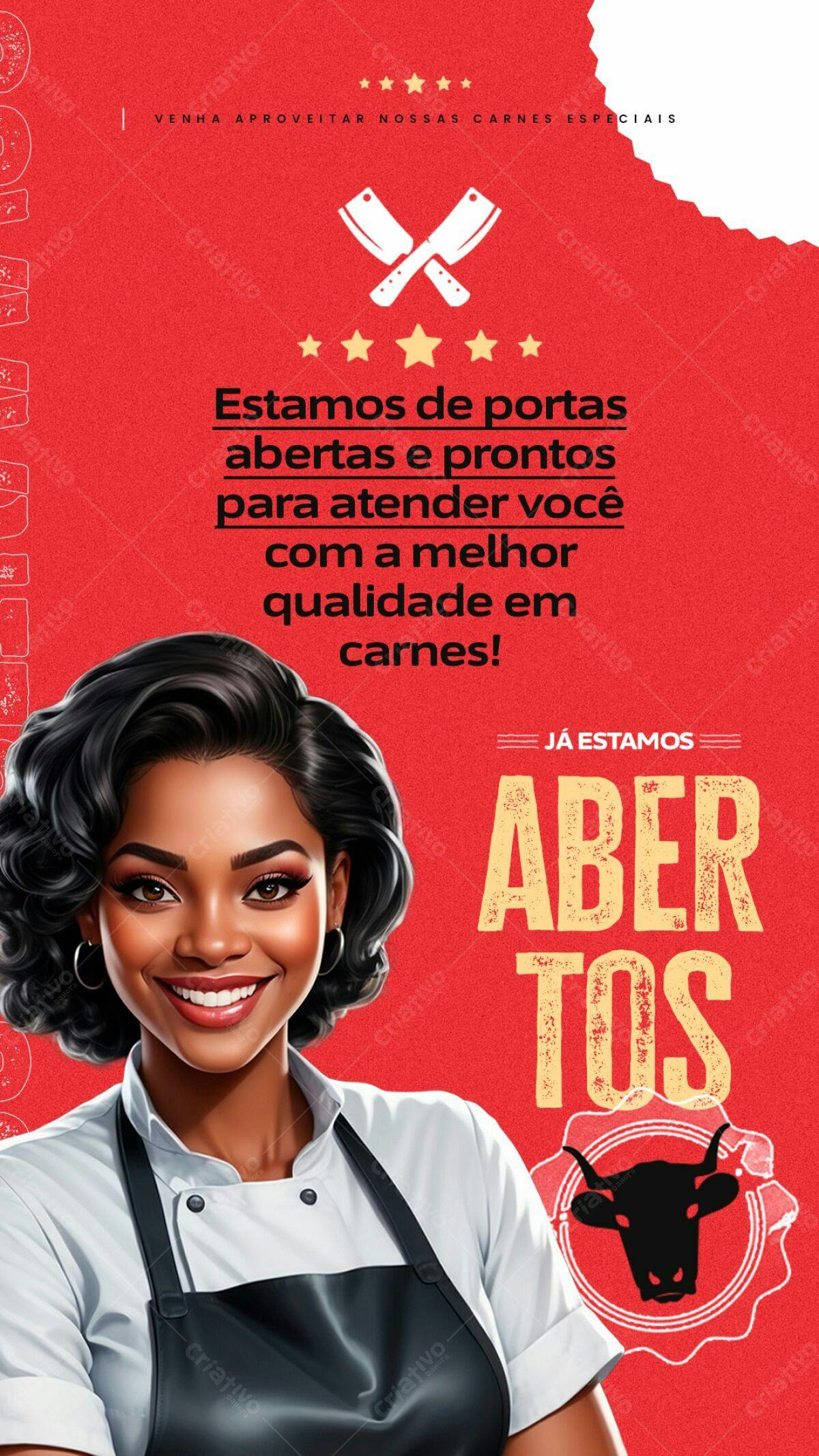 Flyer para Churrascaria PSD Editável