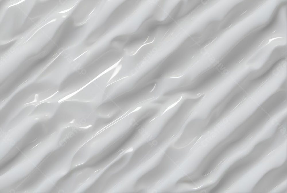 Textura De Plástico Branco Amassado Sacola Realista