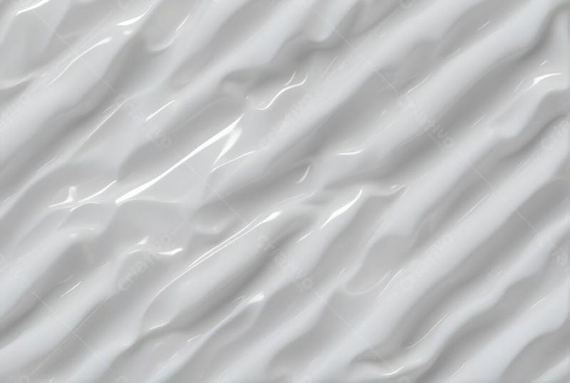 Textura de plástico branco amassado sacola realista