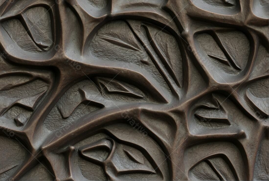 Textura Metal Esculpido Escuro para Design