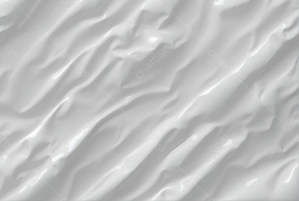 Textura Plástico Branco Amassado Realista