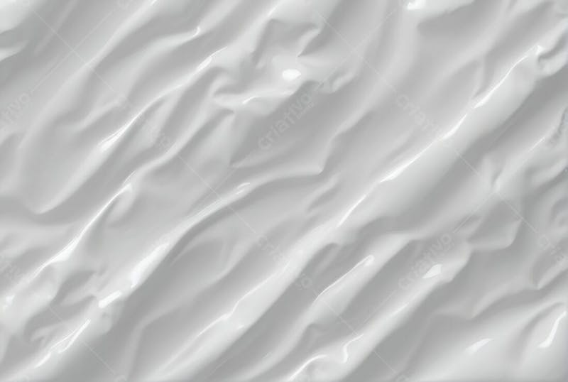 Textura plástico branco amassado realista